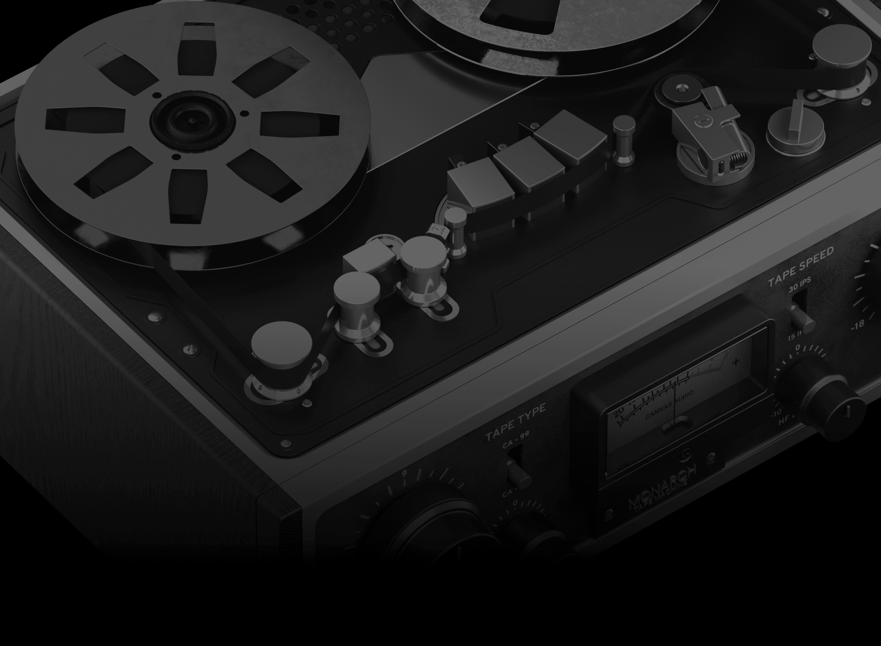 Monarch Tape Machine Plugin Background